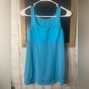 Lululemon Size S Aqua Running Active Part Mesh Tank Top